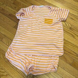 COPY - Light pink and orange lake pajamas size S